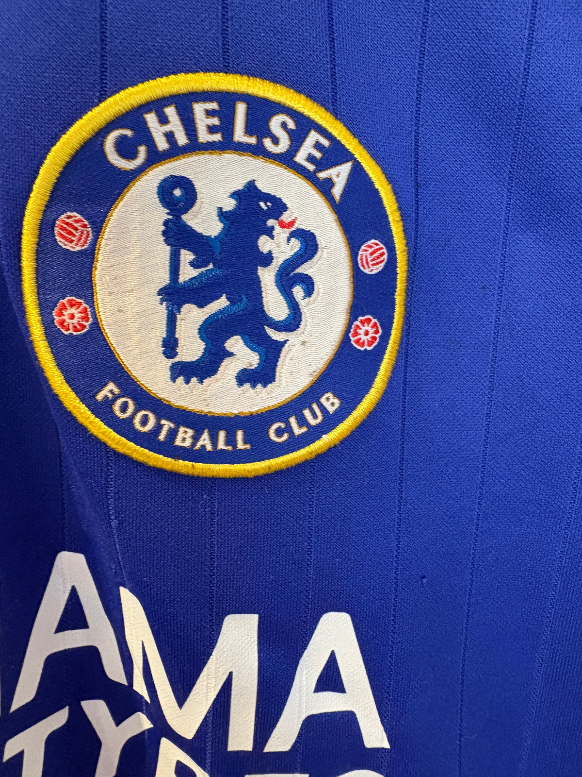 Authentic Oscar #8 Chelsea 2015-16 Home Football