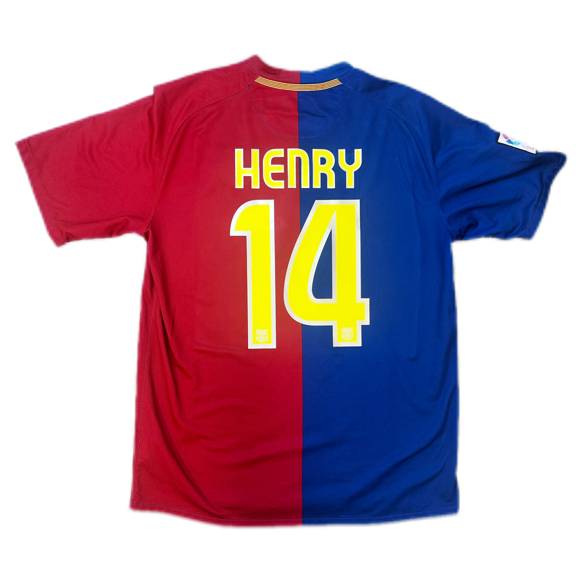 Authentic Henry #14 FC Barcelona 2008-09 Home Football