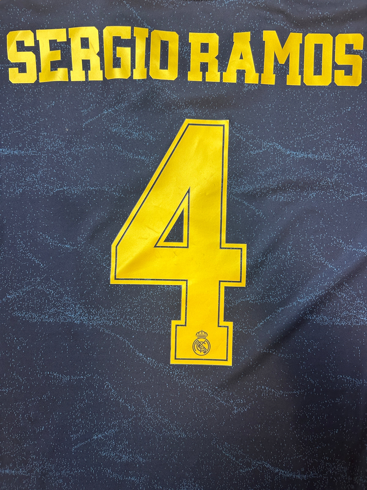 Authentic Sergio Ramos #4 Real Madrid 2019-20 Away Football
