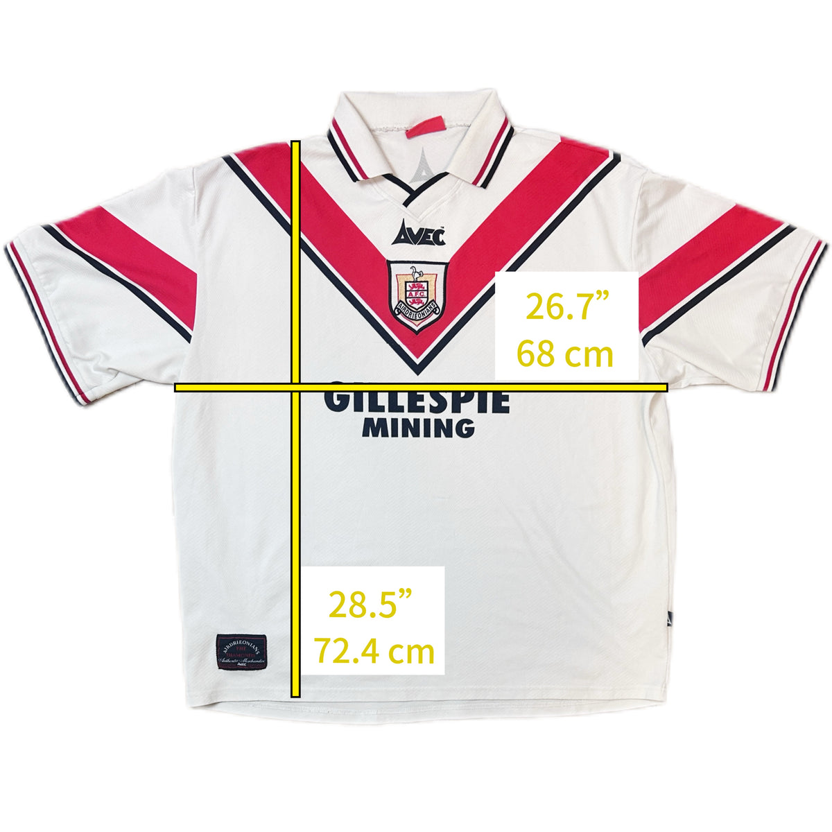 Authentic Airdrieonians FC 1997-99 Home Football