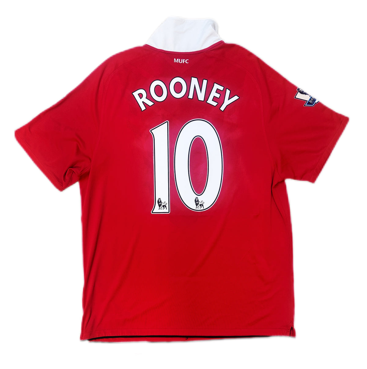 Authentic Rooney #10 Manchester United 2010-11 Home Football