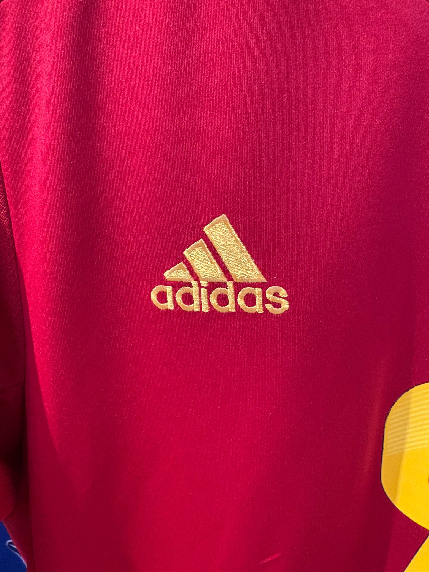 Vintage # 9 TORRES Adidas Spain Home Shirt from the 2011/12 season.