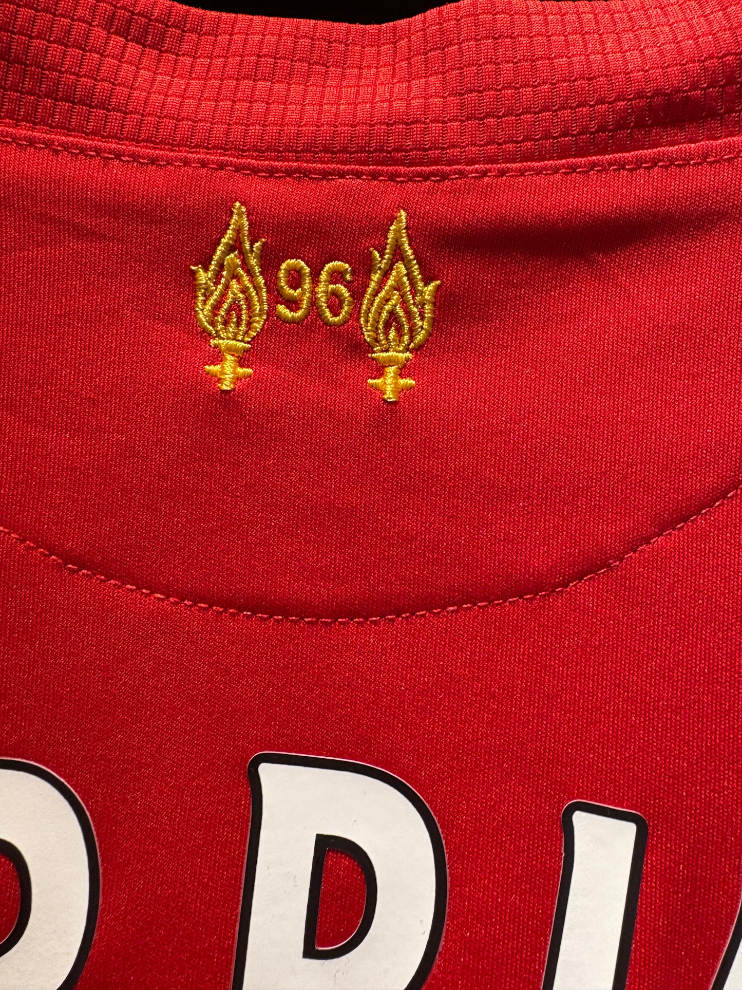 Vintage #15 Sturridge New Balance Liverpool FC 2015-2016 home football shirt