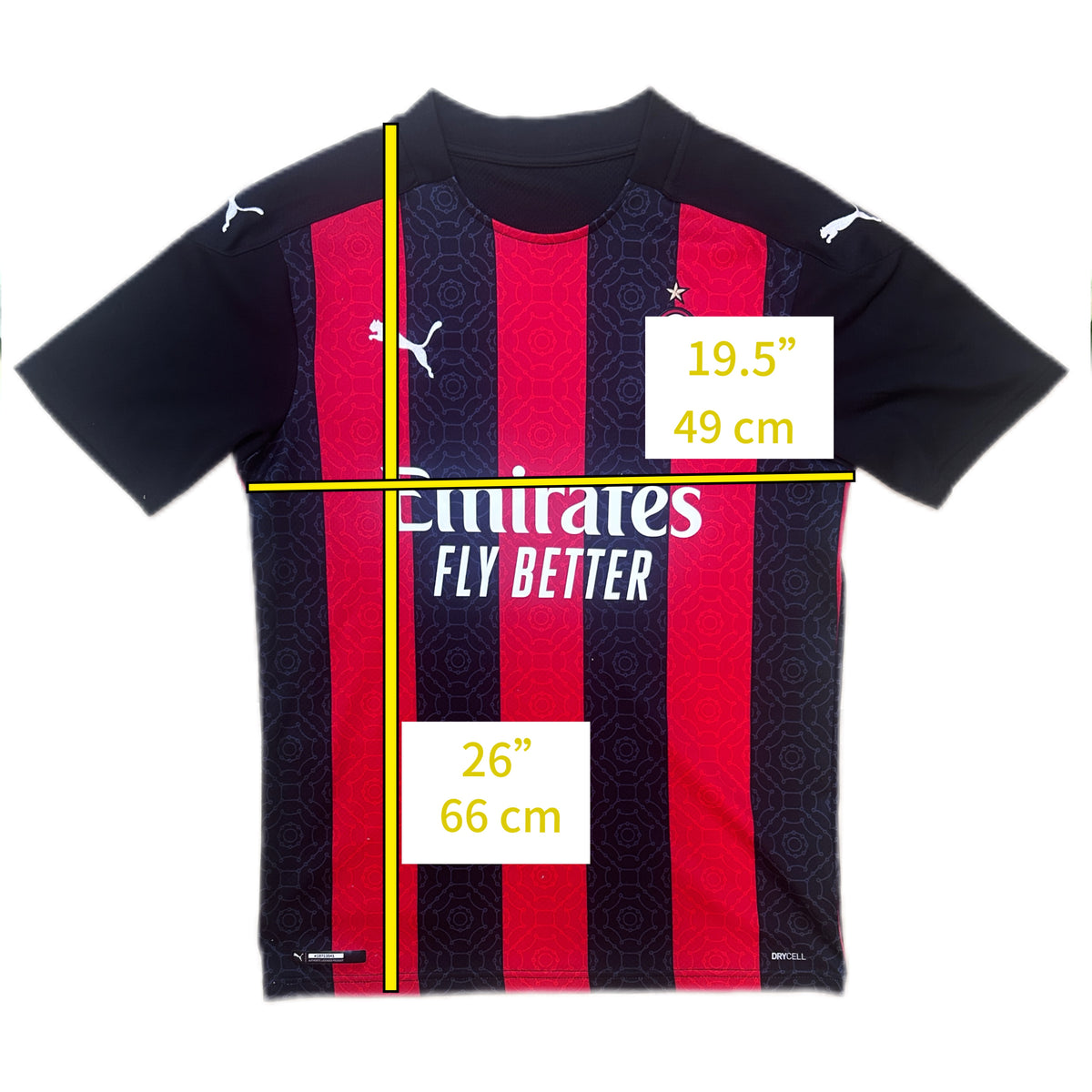 Authentic Ibrahimovic #11 AC Milan 2020-21 Home Football