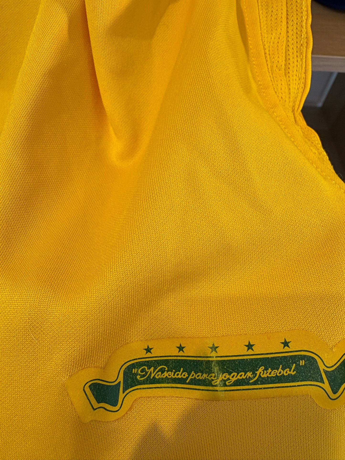 Vintage # 10 Ronaldinho Brazil 2006  WC Soccer Jersey