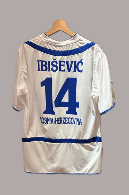 Vintage #14 Vedad Ibišević's Bosnia and Herzegovina national football team jersey