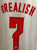 Authentic Grealish #7 England 2020-2021 Home Football