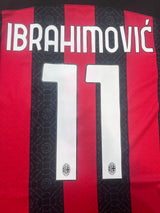 Authentic Ibrahimovic #11 AC Milan 2020-21 Home Football