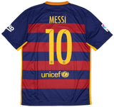 Authentic Messi #10 Barcelona 2015-16 Home