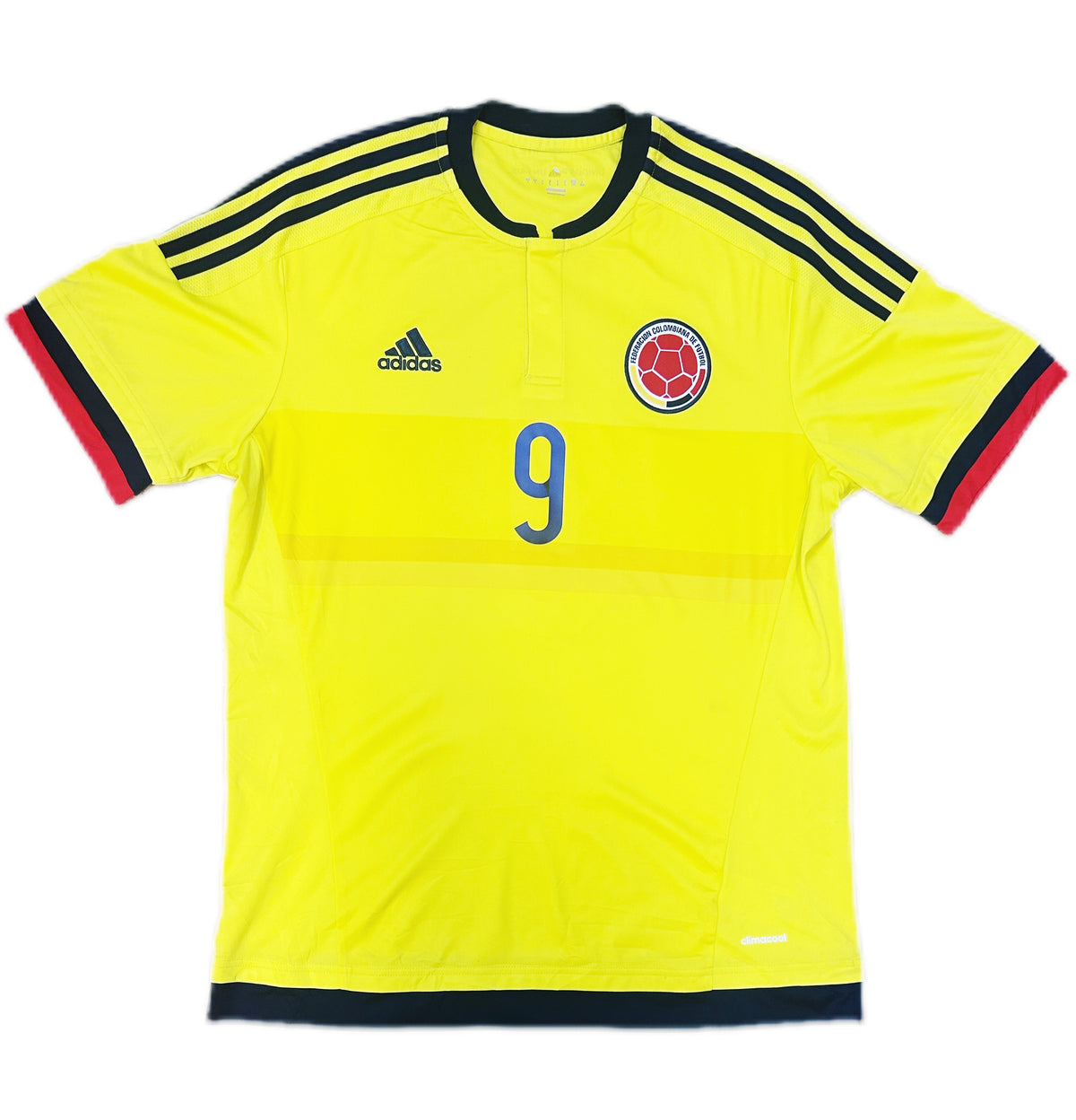 Authentic Falcao #9 Columbia 2015-16 Home Football