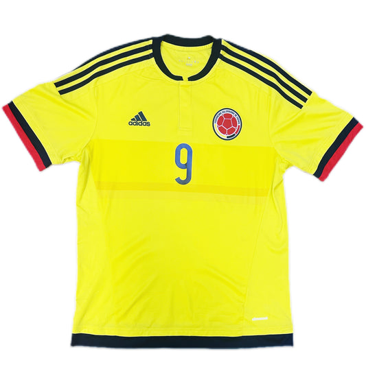 Authentic Falcao #9 Columbia 2015-16 Home Football
