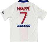 Authentic #7 Mbappe Paris Saint-Germain 2020-21 away Football BNWT
