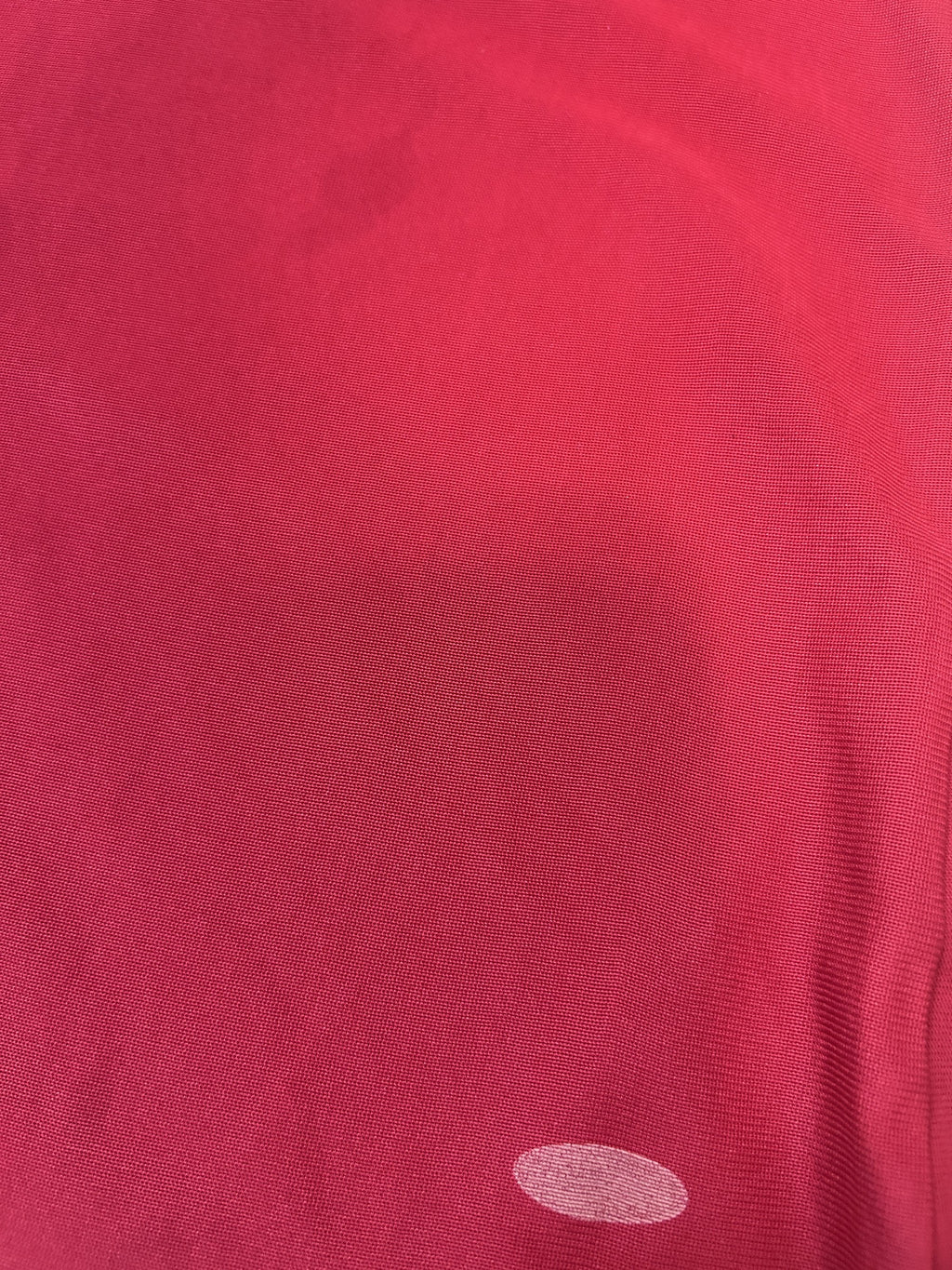 Fabric mark close-up