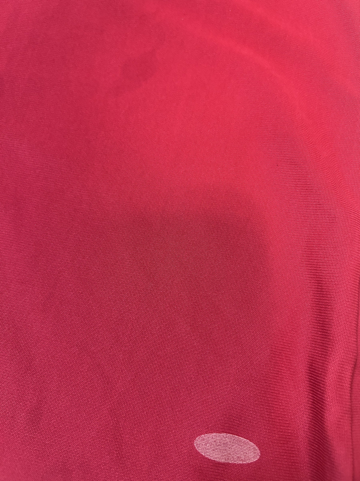 Fabric mark close-up