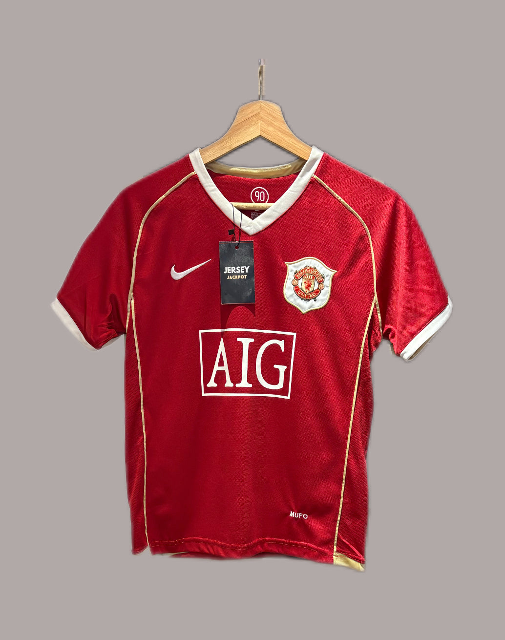 Vintage #7 Ronaldo Manchester United 2007-2008 home jersey