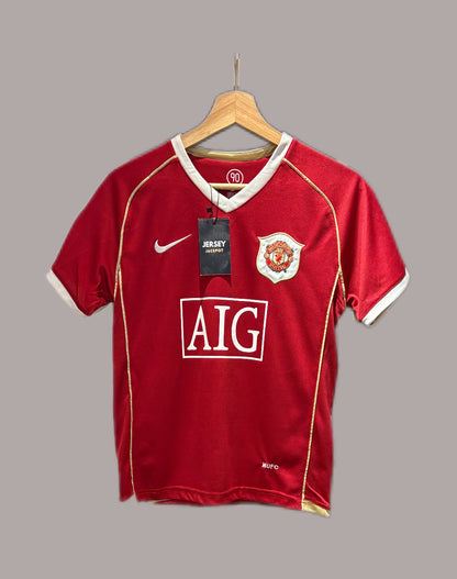 Vintage #7 Ronaldo Manchester United 2007-2008 home jersey