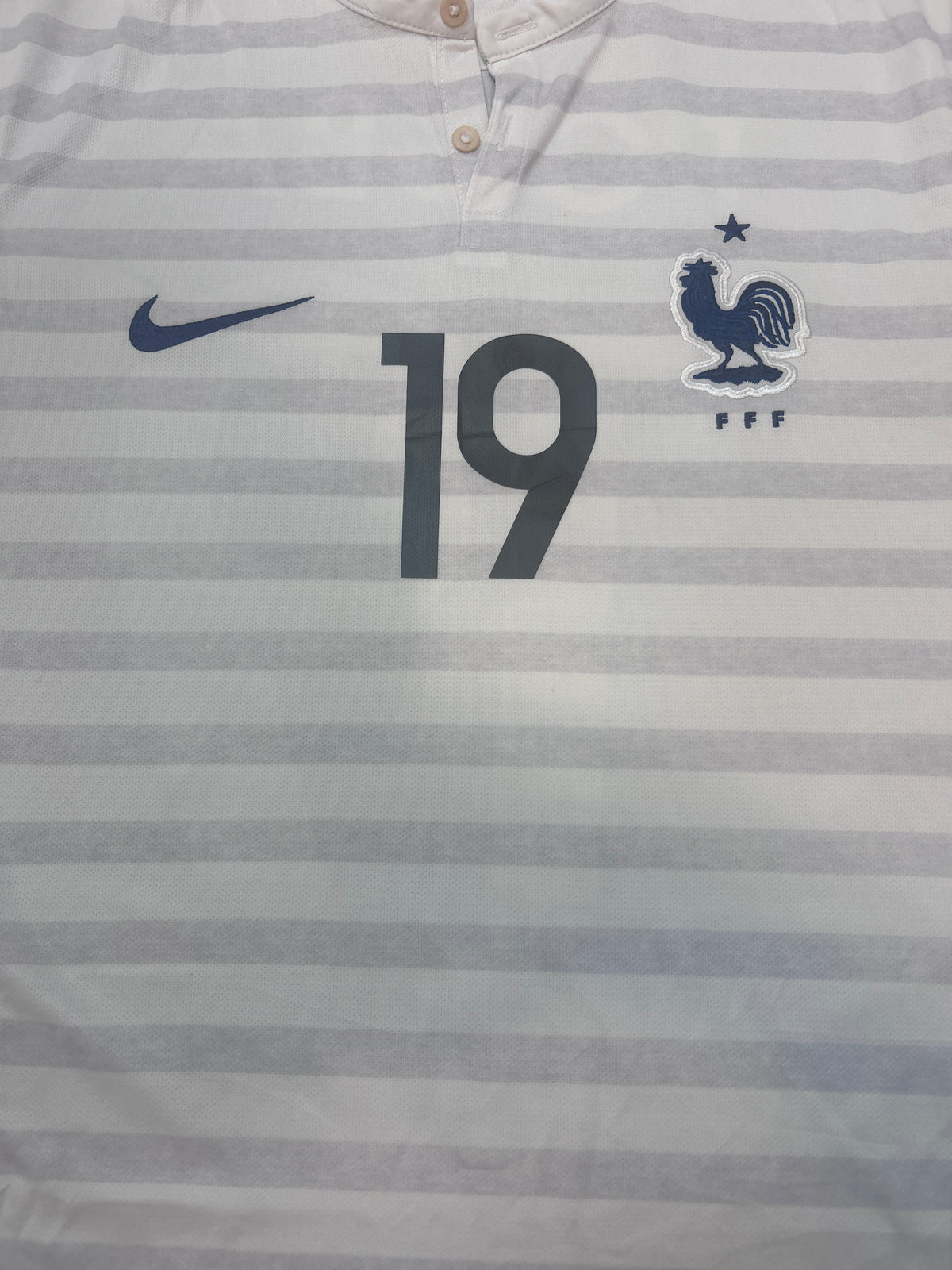 Authentic Pogba #19 France 2014-15 Away Football