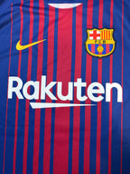 Maillot de foot domicile authentique Suarez #9 FC Barcelone 2017-18