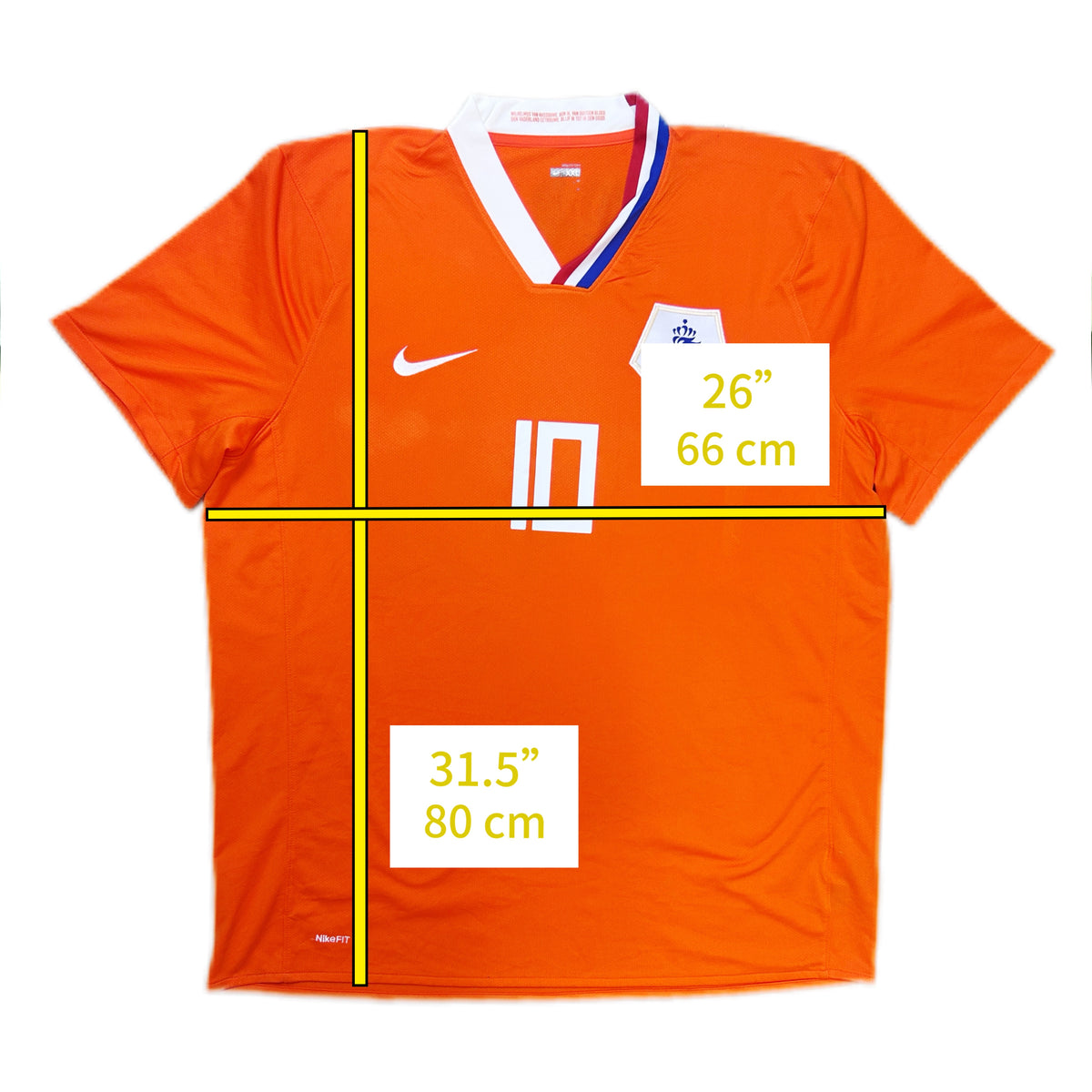 Authentic Sneijder #10 Netherlands 2008-10 Home Football