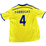 Authentic Fabregas #4 Chelsea 2014-15 Away Football