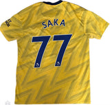 Authentic Saka #77 Arsenal 2019/20 Away football