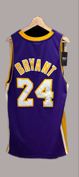 Vintage NBA Kobe Bryant #24 Los Angeles Lakers purple