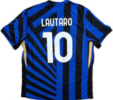 Authentic Lautaro #10 Inter Milan 2024-25 Home Football