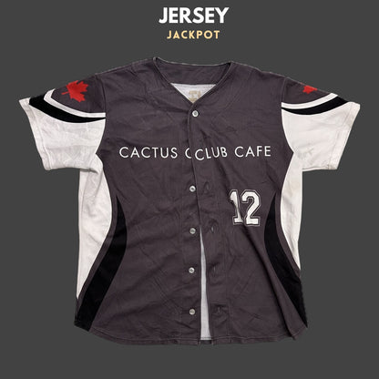 Vintage Cactus Club Cafe Brown/White Mens XL