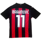 Authentic Ibrahimovic #11 AC Milan 2020-21 Home Football