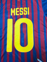 Authentic #10 Messi Barcelona 2011-12 Home Football