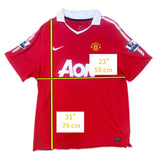 Authentic Rooney #10 Manchester United 2010-11 Home Football