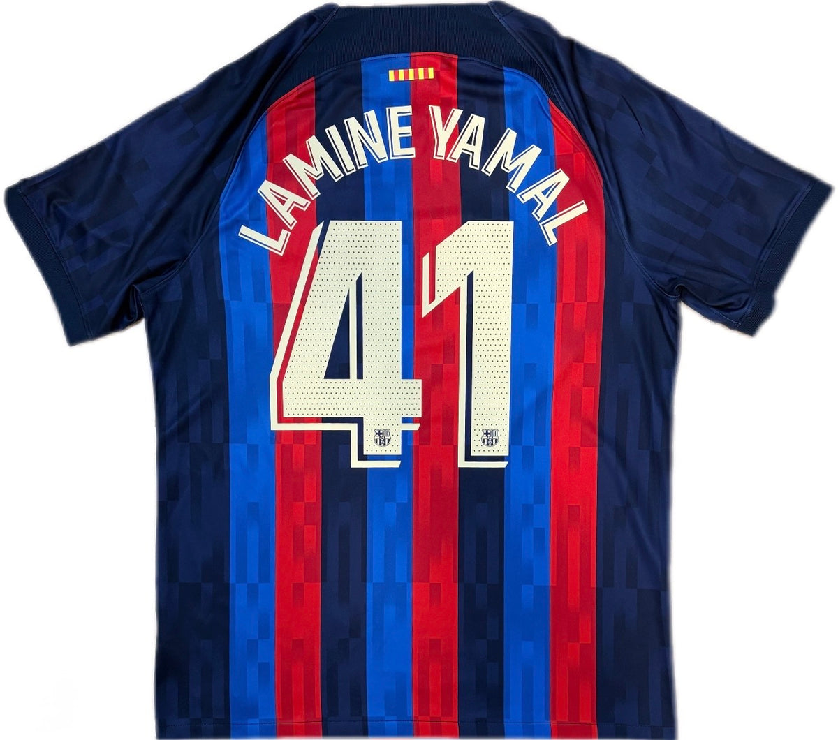 Authentic Lamine Yamal #41 FC Barcelona 2022-2023 home Football
