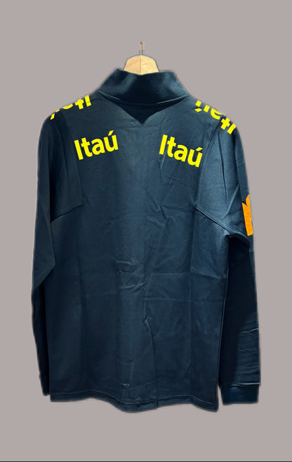 Vintage Brazil National Team soccer training jacket
