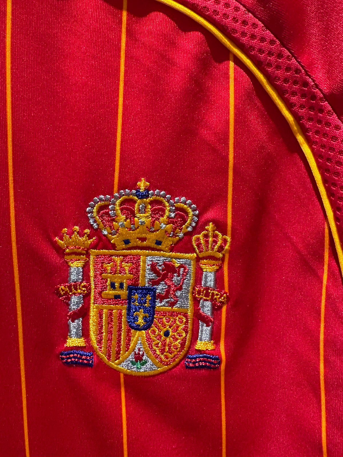 Authentic Puyol #5 Adidas Spain 2006-08 Home Football