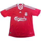 Authentic Gerrard #8 Liverpool 2008-10 Home Football