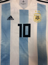Authentic Messi #10 Argentina 2018-19 Home Football