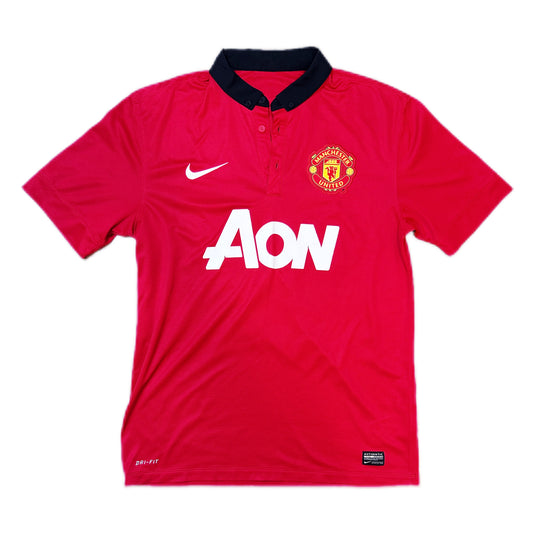 Authentic Nani #17 Manchester United 2013-14 Home Football