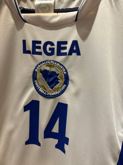 Vintage #14 Vedad Ibišević's Bosnia and Herzegovina national football team jersey