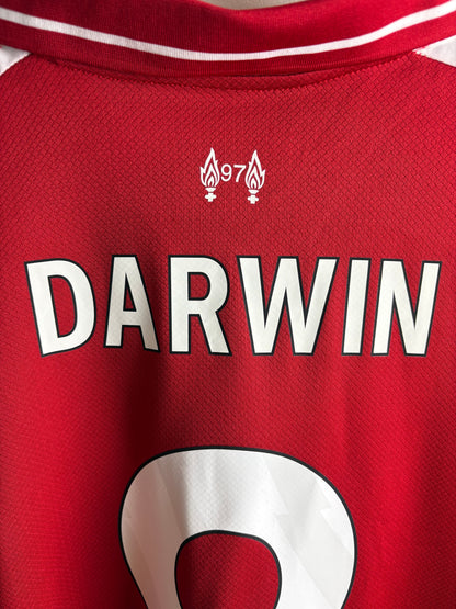 Vintage #9 Darwin 2024/25 home Liverpool x Converse Football Jersey
