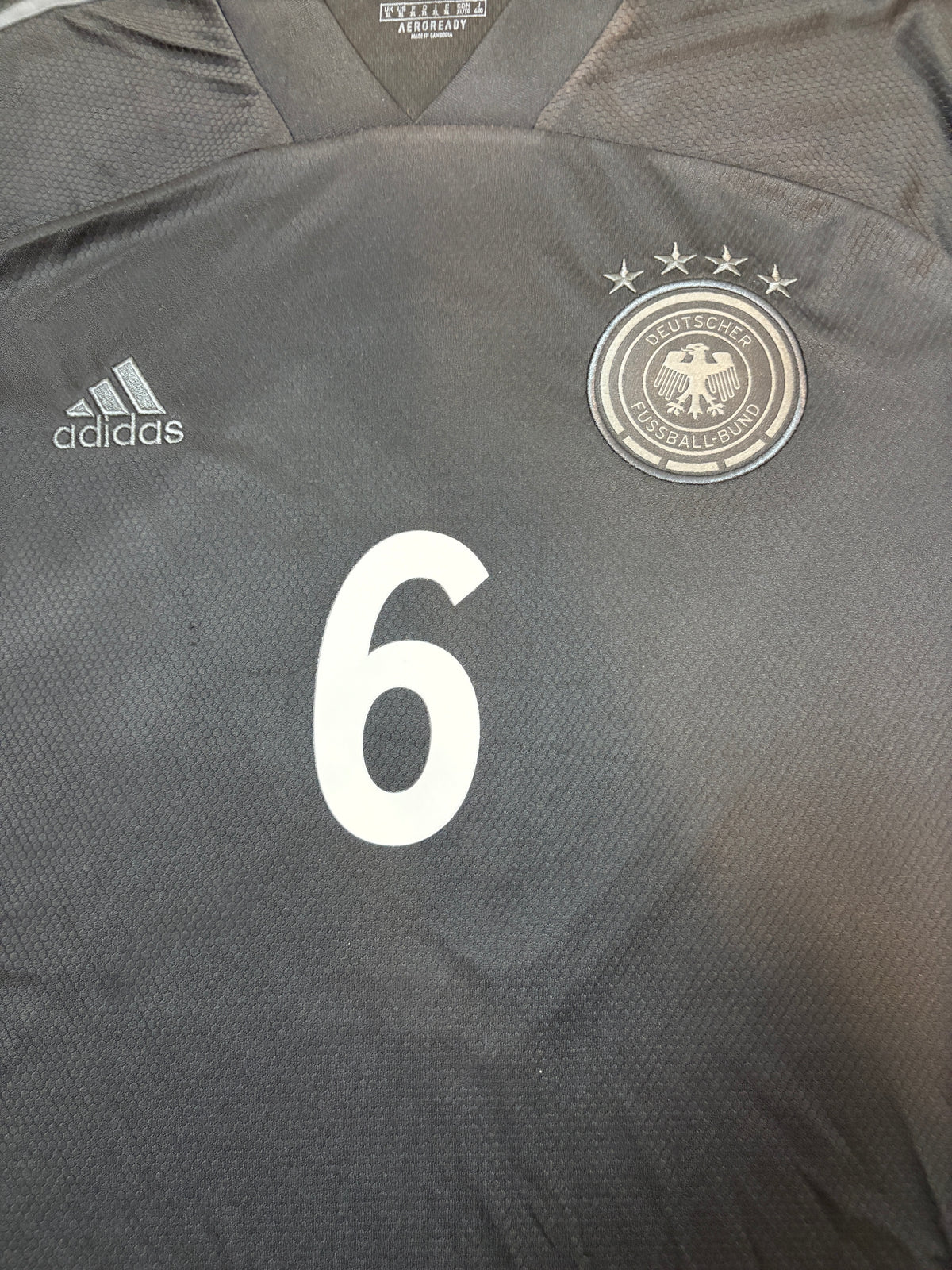Authentic Kimmich #6 2020-2021 Germany Away football