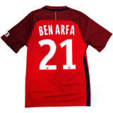 Authentic Ben Arfa #21 Paris-Saint Germain 2016-17 Away Football