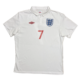 Authentic Beckham #7 England 2010-11 Home