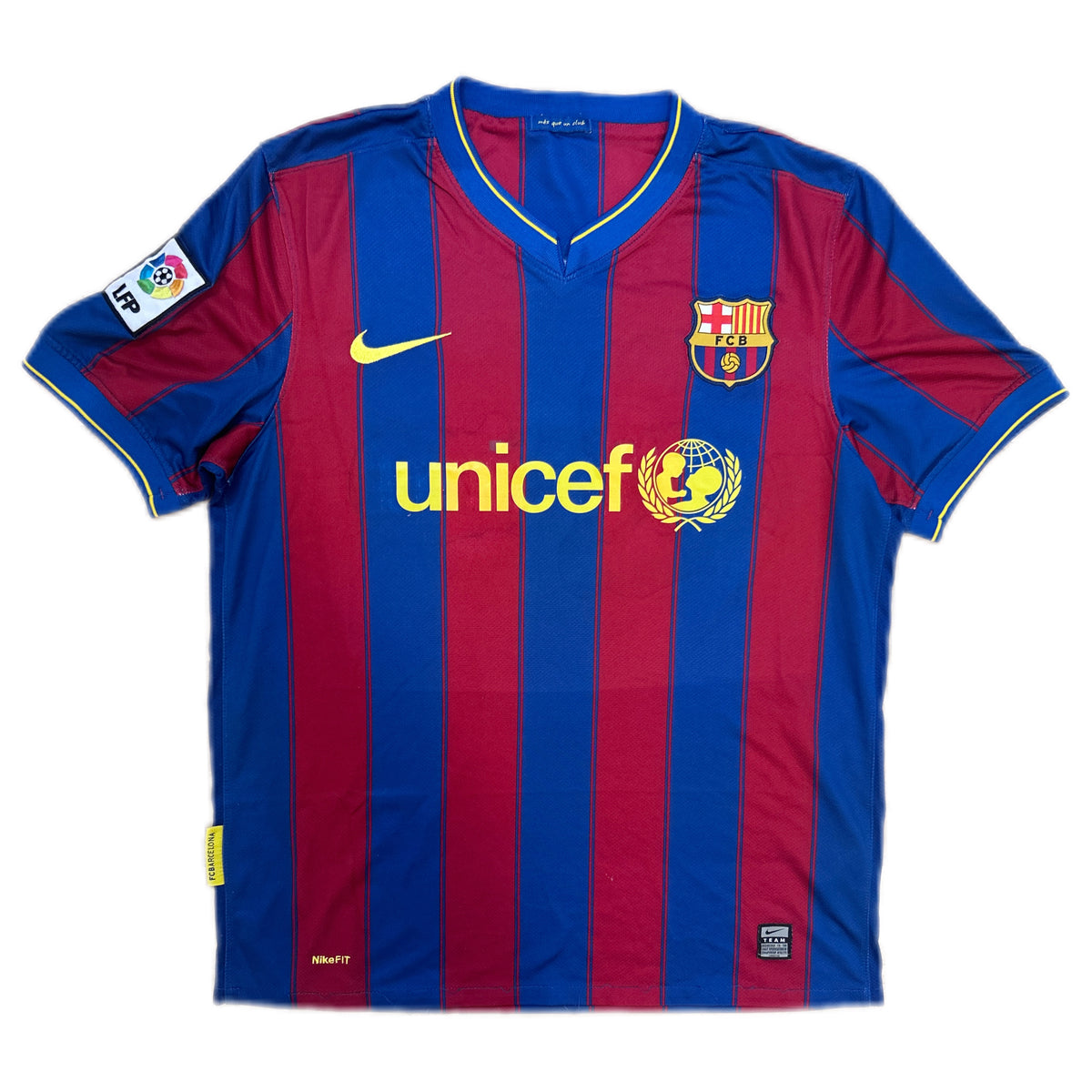 Authentic Ibrahimovic Barcelona 2009-10 Home Football