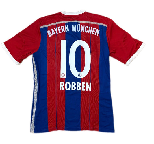 Authentic Bayern Munich #10 Robben 2014-15 Home Football