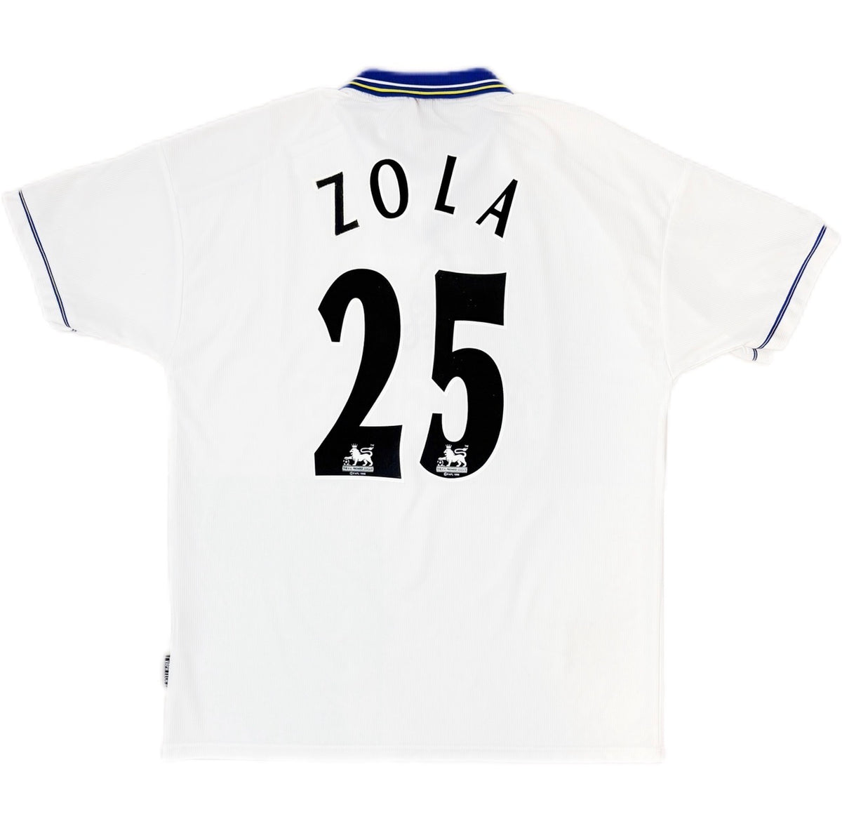 Authentic Zola #25 Chelsea FC 1998-99 Away Football
