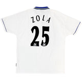 Authentic Zola #25 Chelsea FC 1998-99 Away Football