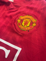 Authentic Ronaldo #7 Manchester United 2007/08 Home Football Shirt