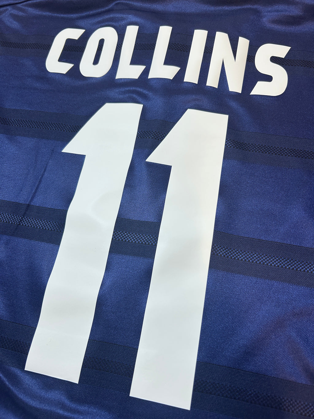 Maillot de football Écosse domicile Collins #11 authentique 1998-00