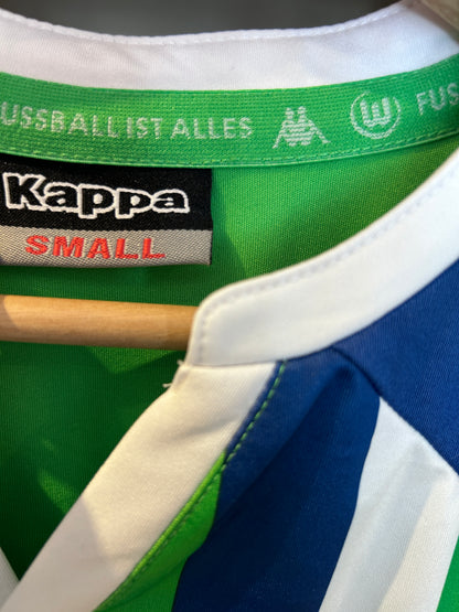 Authentic De Bruyne #14 Wolfsburg 2015/16 Away Football T-Shirt