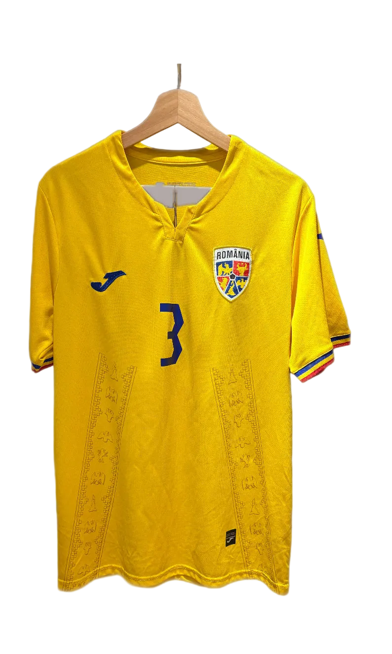 Authentic Dragusin #3 Romania 2023-24 Football